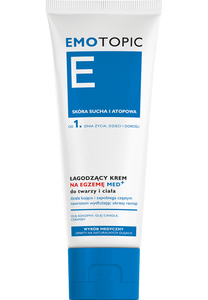 EMOTOPIC ŁAGODZĄCY KREM NA EGZEMĘ MED+ do twarzy i ciała 75 ml
