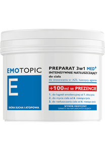 EMOTOPIC PREPARAT 3w1 INTENSYWNIE NATŁUSZCZAJĄCY MED+ do ciała 500 ml