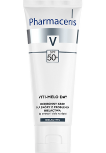 Pharmaceris V OCHRONNY KREM SPF 50+ dla skóry z problemem bielactwa do twarzy i ciała VITI-MELO DAY 75 ml