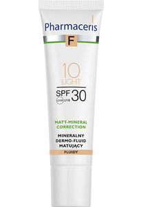 Pharmaceris F MINERALNY DERMO-FLUID MATUJĄCY MATT-MINERAL-CORRECTION SPF 30 10 LIGHT 30 ml
