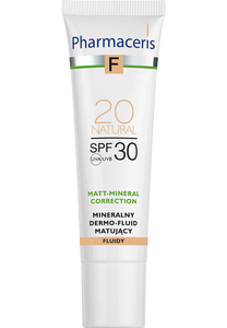 Pharmaceris F MINERALNY DERMO-FLUID MATUJĄCY MATT-MINERAL-CORRECTION SPF 30 20 NATURAL 30 ml