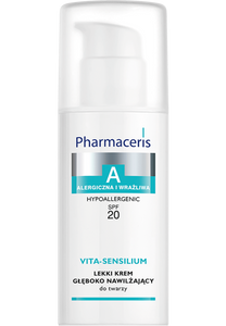 Pharmaceris A LEKKI KREM GŁĘBOKO NAWILŻAJĄCY SPF 20 do twarzy VITA-SENSILIUM 50 ml