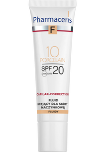 Pharmaceris F FLUID KRYJĄCY DLA SKÓRY NACZYNKOWEJ CAPILAR-CORRECTION SPF 20 10 PORCELAIN 30 ml
