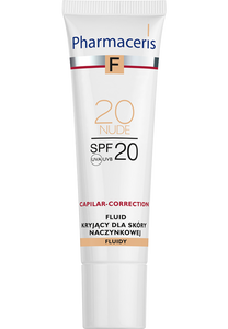 Pharmaceris F FLUID KRYJĄCY DLA SKÓRY NACZYNKOWEJ CAPILAR-CORRECTION SPF 20 20 NUDE 30 ml