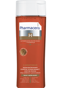 Pharmaceris H SKONCENTROWANY SZAMPON WZMACNIAJĄCY ŁODYGĘ WŁOSA do włosów osłabionych i przerzedzonych H-KERATINEUM 250 ml
